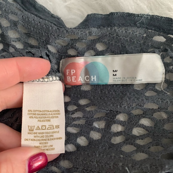 EUC FREE PEOPLE BEACH LOVE SONG CARDIGAN - Picture 8 of 8